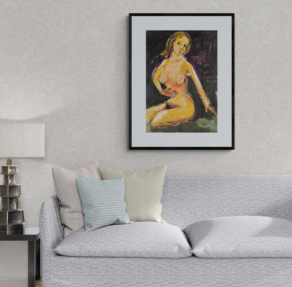 Vestita di poesia - Original Poetic Portrait - Fondazione Gottarelli Italian Art