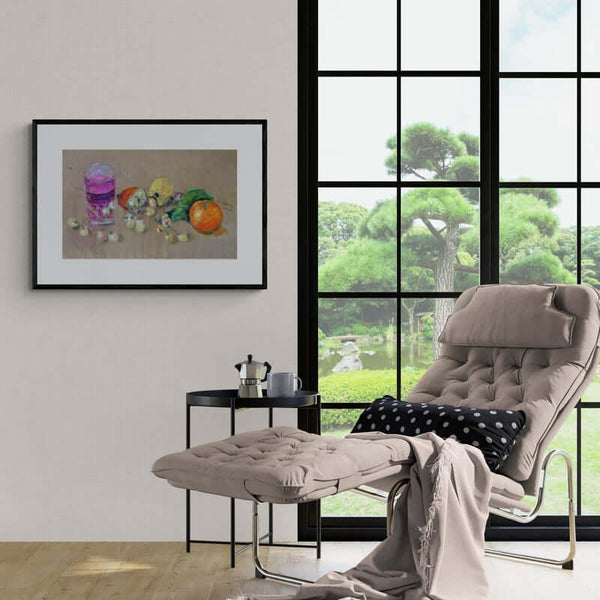 Vino rosso rubino - Original Italian Still Life - Fondazione Gottarelli Italian Art