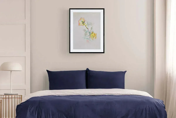 Voglia di dipingere una rosa - Original Italian Drawing - Fondazione Gottarelli Italian Art