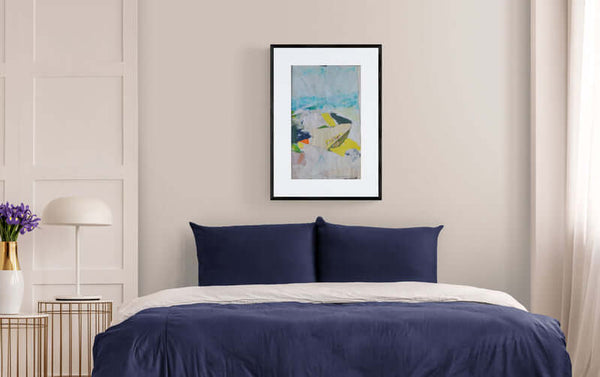 A colori - Opera d’arte italiana contemporanea ambientata in camera da letto