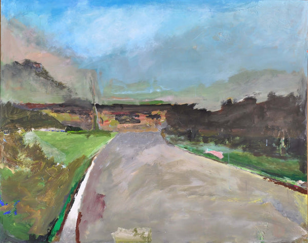 Al tramonto - Vista dell'opera d'arte senza cornice