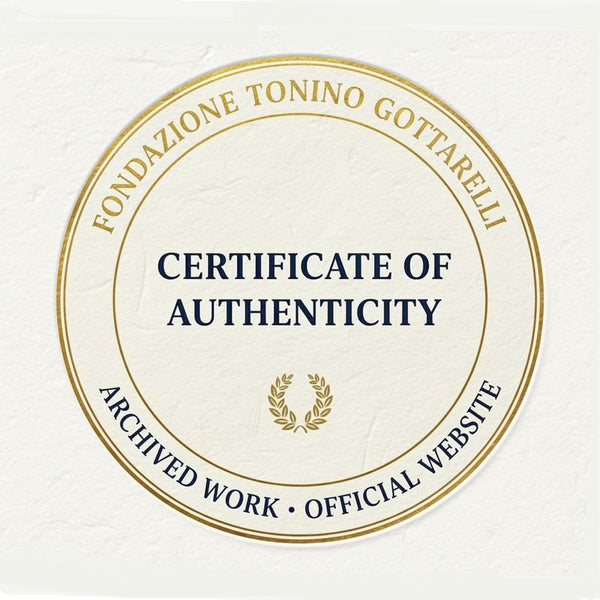 Sigillo Ufficiale di Autenticità Fondazione Tonino Gottarelli - Garanzia di Originalità