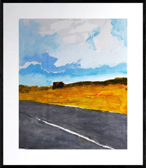 Cielo d'estate - Opera d'arte acrilico su tela di Tonino Gottarelli, 60x50 cm