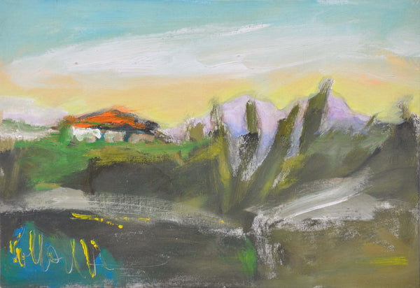 Delicato come paesaggio - Vista dell'opera d'arte senza cornice