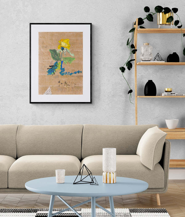 Detto in poesia - Opera d'arte ambientata in casa per ispirare l'arredamento.