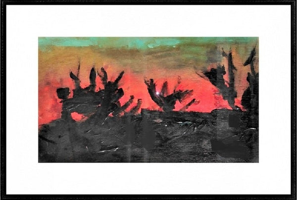 Fiamme al tramonto 35x60 cm (13,7x23,6 in)