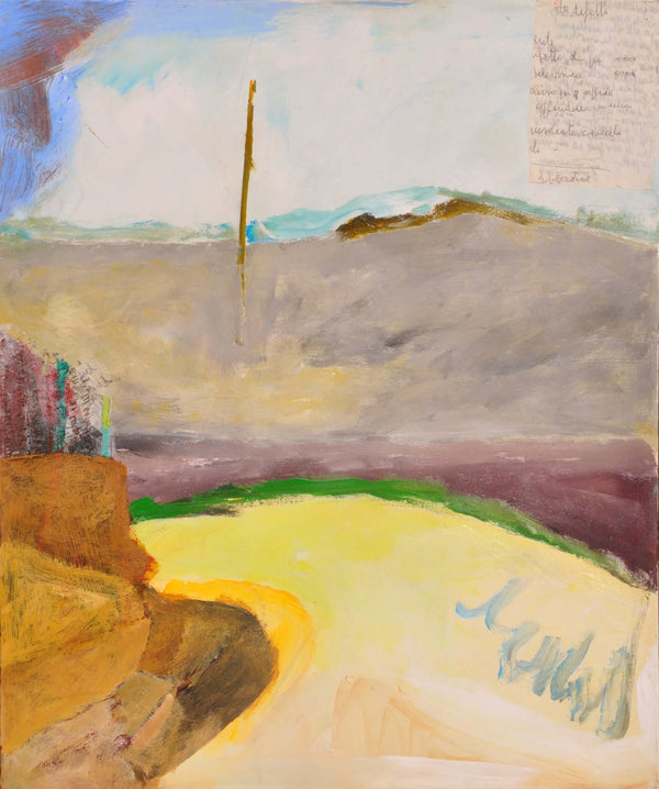 Il colore della strada - Vista dell'opera d'arte senza cornice, certificazione inclusa.