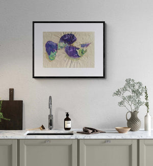 Il viola delle melanzane - Natura morta con melanzane color viola, tonalità intense del colore violaceo, composizione di ortaggi 