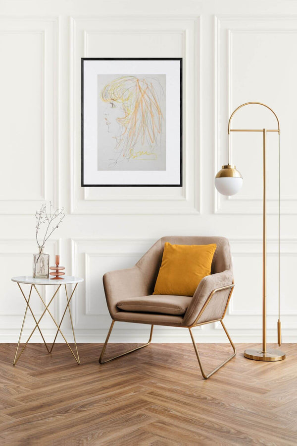 Meraviglia - Esempio dell'opera d'arte italiana contemporanea esposta nel salotto.