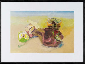 Natura statica - Opera d'arte originale acrilico su cartone telato di Tonino Gottarelli, 20x30 cm (7,8x11,8 in) 