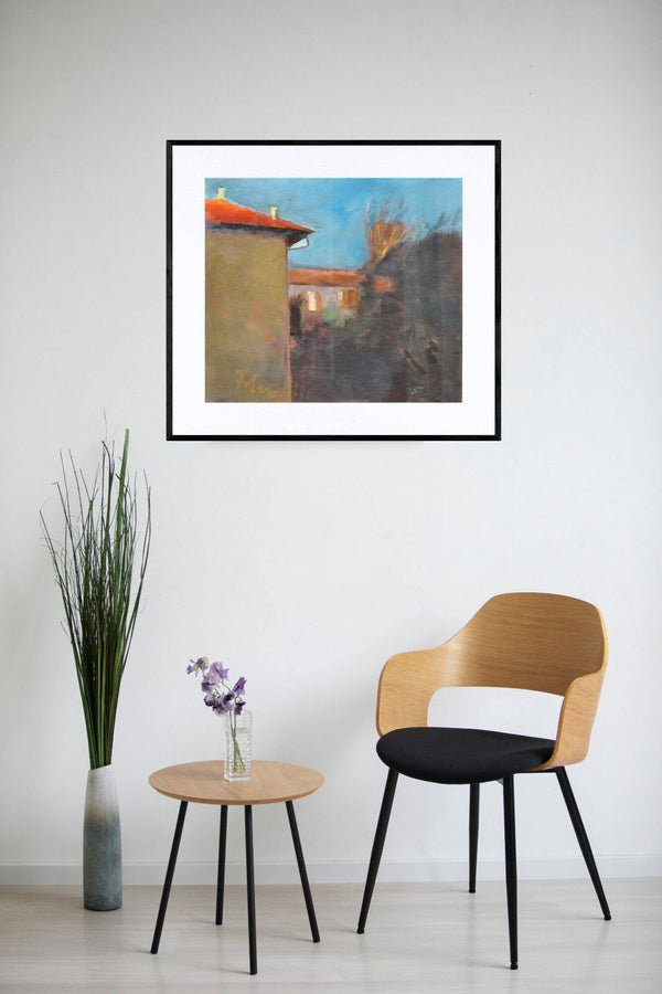 Poesia delle case - Opera d'arte originale ambientata in casa per ispirare l'arredamento