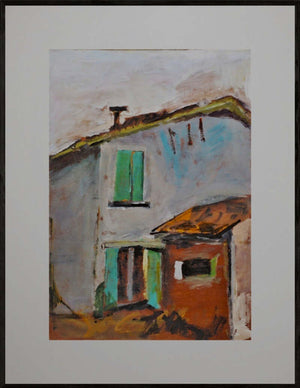  Soltanto nostalgia - Opera d'arte acrilico su tavola di Tonino Gottarelli, 87x61 cm
