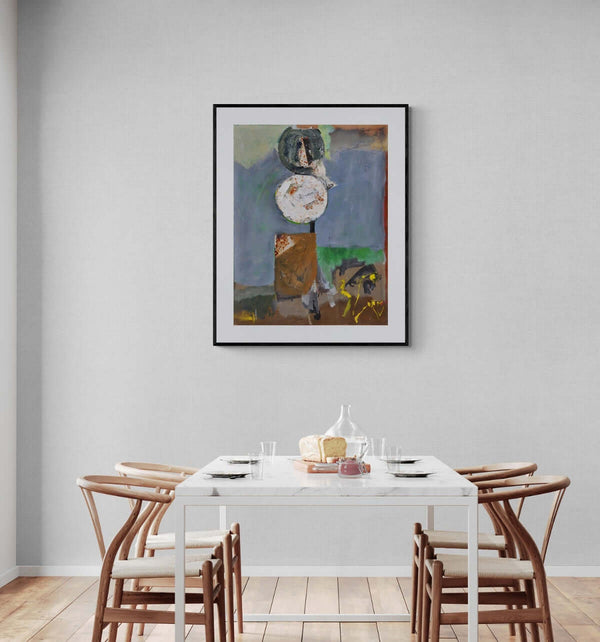 Tra contenuto e forma - Opera d'arte ambientata in casa per ispirare l'arredamento