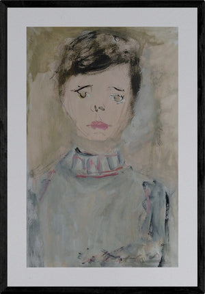 Un giorno triste - Opera d'arte originale acrilico su cartoncino Tonino Gottarelli, 48x33 cm (18,8x12,9 in)