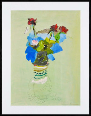 Un idillio - Opera d'arte originale acrilico su tela di Tonino Gottarelli, 80x60 cm (31,4x23,6 in)