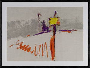 Un ritmo nel silenzio - Opera d'arte acrilico su tela di Tonino Gottarelli, 25x35 cm (9,8x13,7 in)